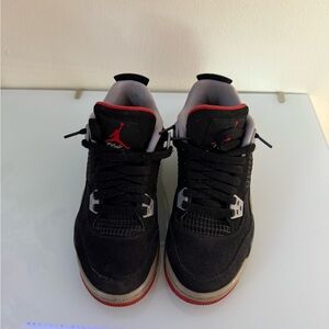 Jordan Kids Youth Black and Red Athletic Sneakers